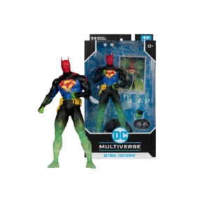 DC Multiverse: Fusión Batman/Superman (18 cm) Edición Platino