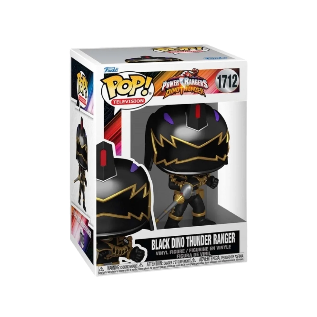 Funko Pop! Black Dino Thunder Ranger 1712 - Power Rangers