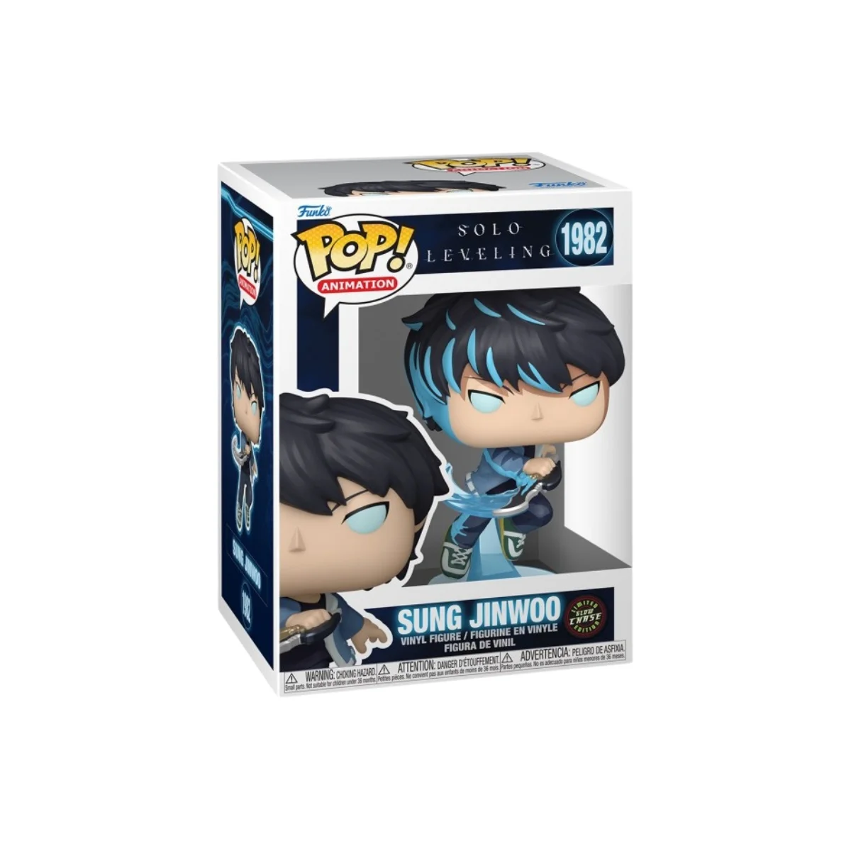 Funko POP! Sung Jinwoo 1982 CHASE Aleatorio – Solo Leveling