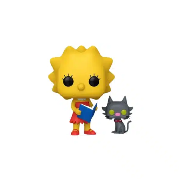 Funko Lisa simpsons con su gato Bola de nieves