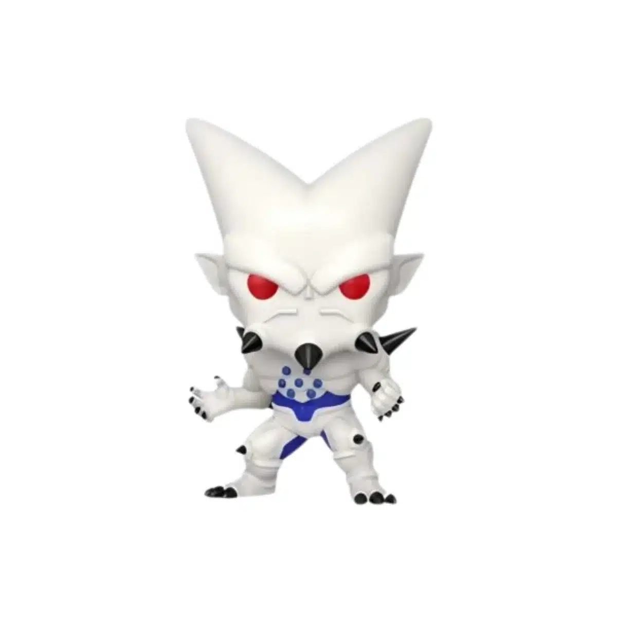 Funko Yi Shinron personaje de Dragon Ball con su apariencia blanca y ojos rojos listo para el combate